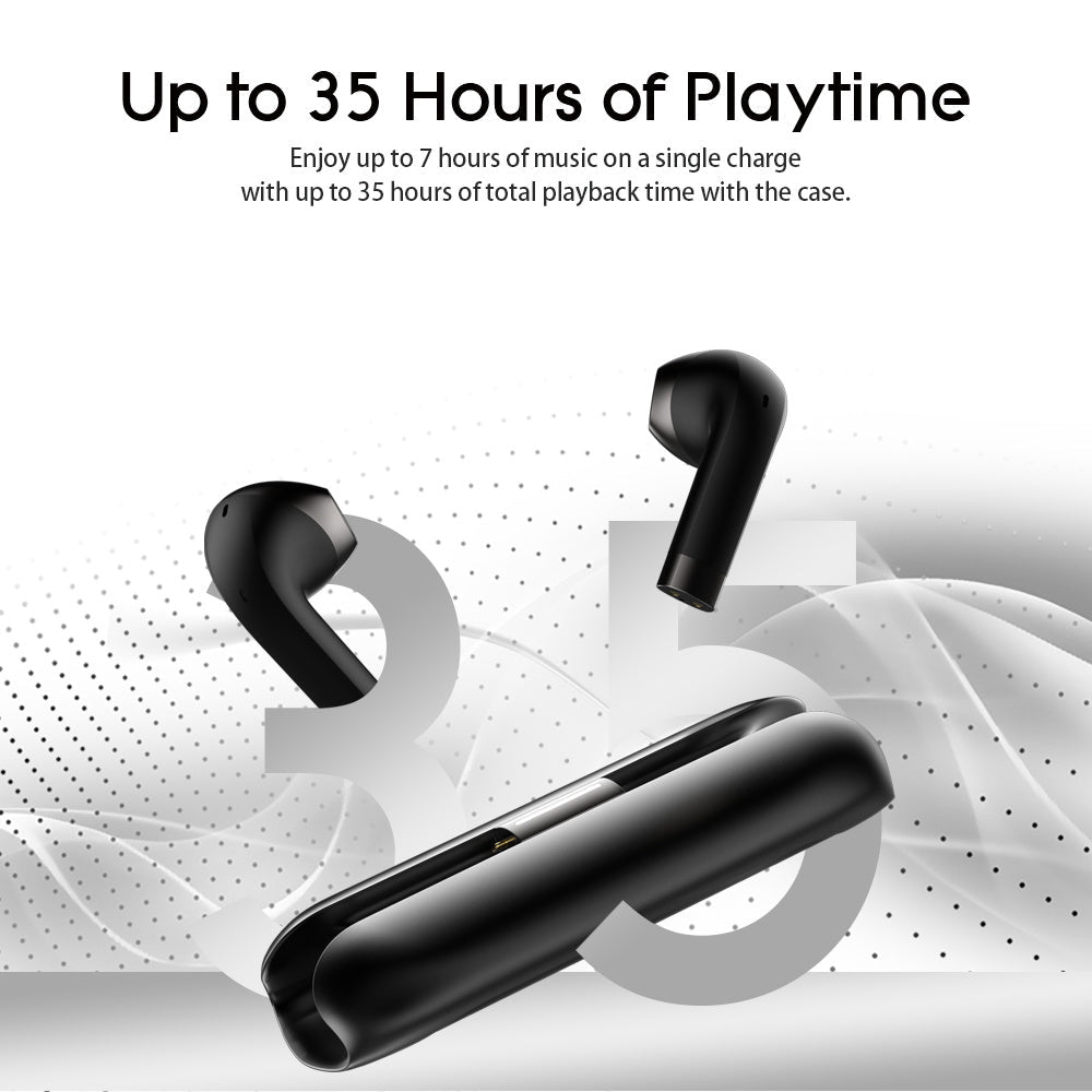 Bluetooth Headset - High Sound Quality Wireless Binaural Mini In-ear Sports Noise Cancellation 9011120734428-1