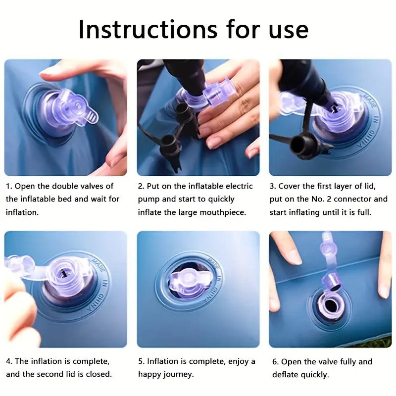 Inflatable Car Mattress Backseat Pillows Portable Durable Waterproof Comfortable 8569294749853-1