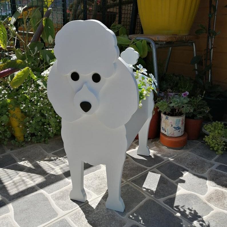 Adorable Dog Shaped Planter for Fun and Charming Garden Decor 15051841143110-1