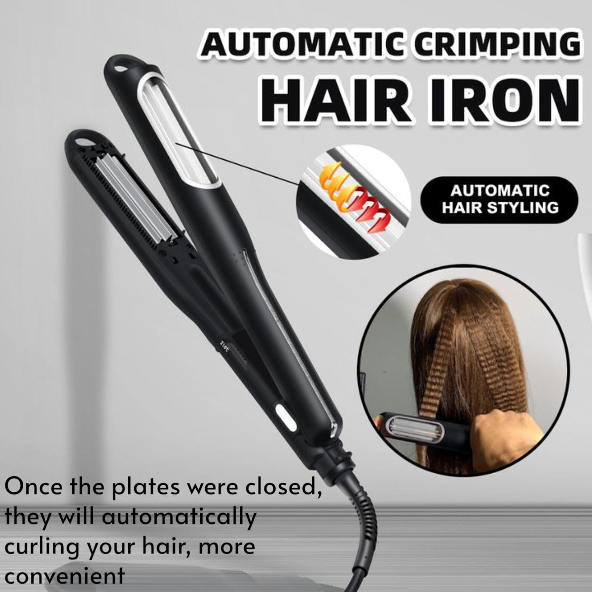Automatic Crimping Hair Iron - Curling Iron Fluffy Hair Styling for All Hair Types