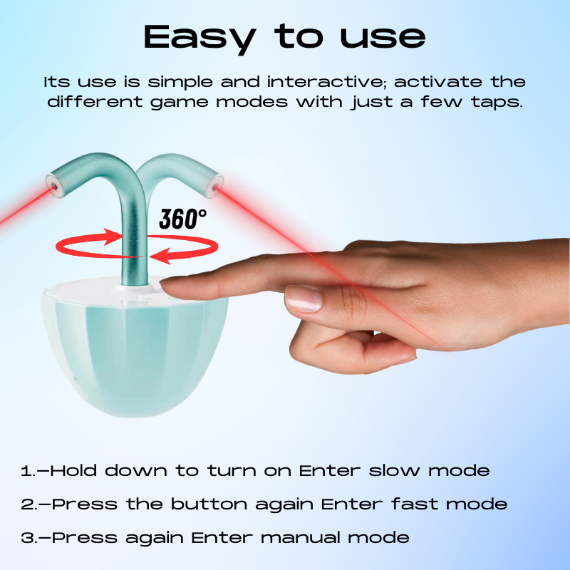 Interactive Cat Laser Toy Encourages Exercise Fun And Healthy Activity 14988063080774-1