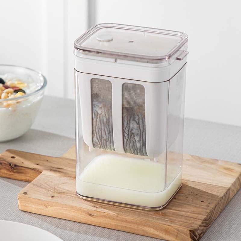 Reusable Greek Yogurt Strainer Container For Homemade Thick Cream 9655994974489-1