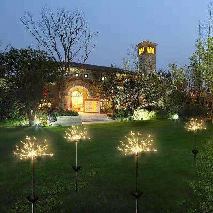 Solar Firework String Lights | 90 LED | Waterproof IP65 | Garden & Outdoor Decoration | 95cm 15170507997510-1