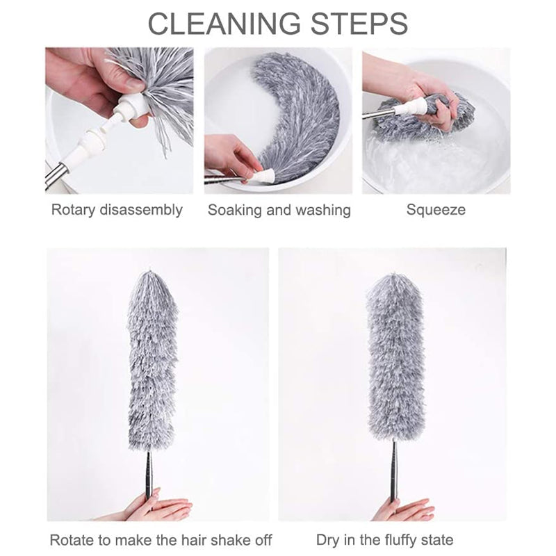 Retractable Microfiber Cleaning Brush With Flexible Head And Long Handle 6851479535716-1