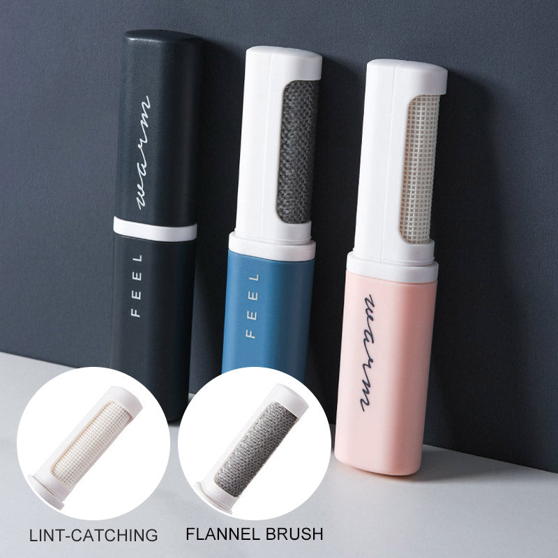 Reusable Double Sided Portable Lint Remover For Clothes Fabric Cleaning 6851464200292-1