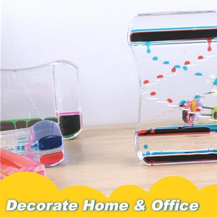 Zigzag Motion Liquid Bubbler Toy For Stress Relief And Relaxation 6851488809060-1