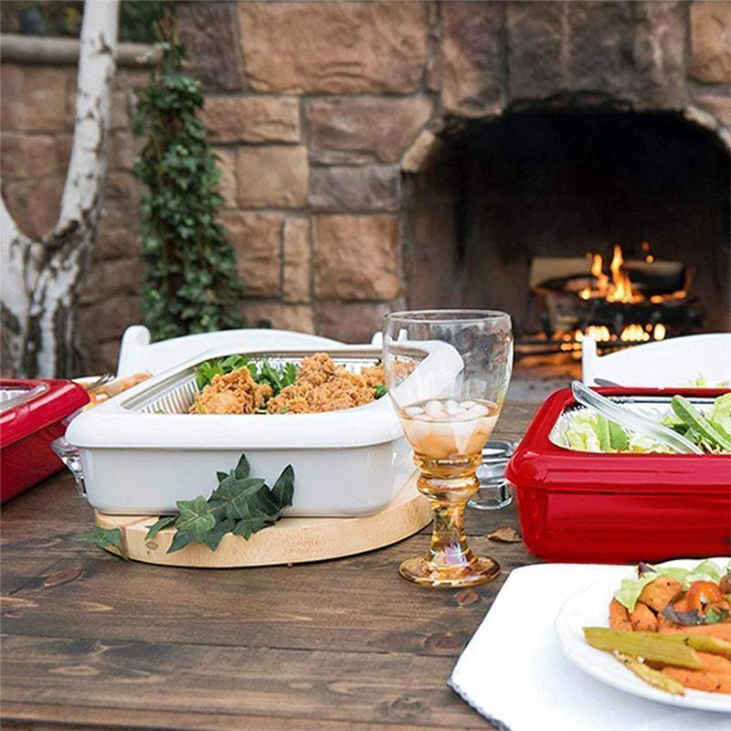 Reusable Tin Foil Crisper Tray For Safe Food Baking And Serving 6851954933860-1