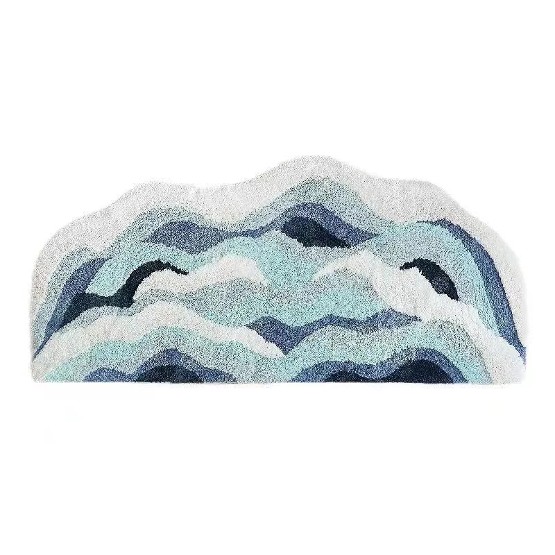 Blue Waves Kids Non-Slip Bedroom Rug 14815606571334-1
