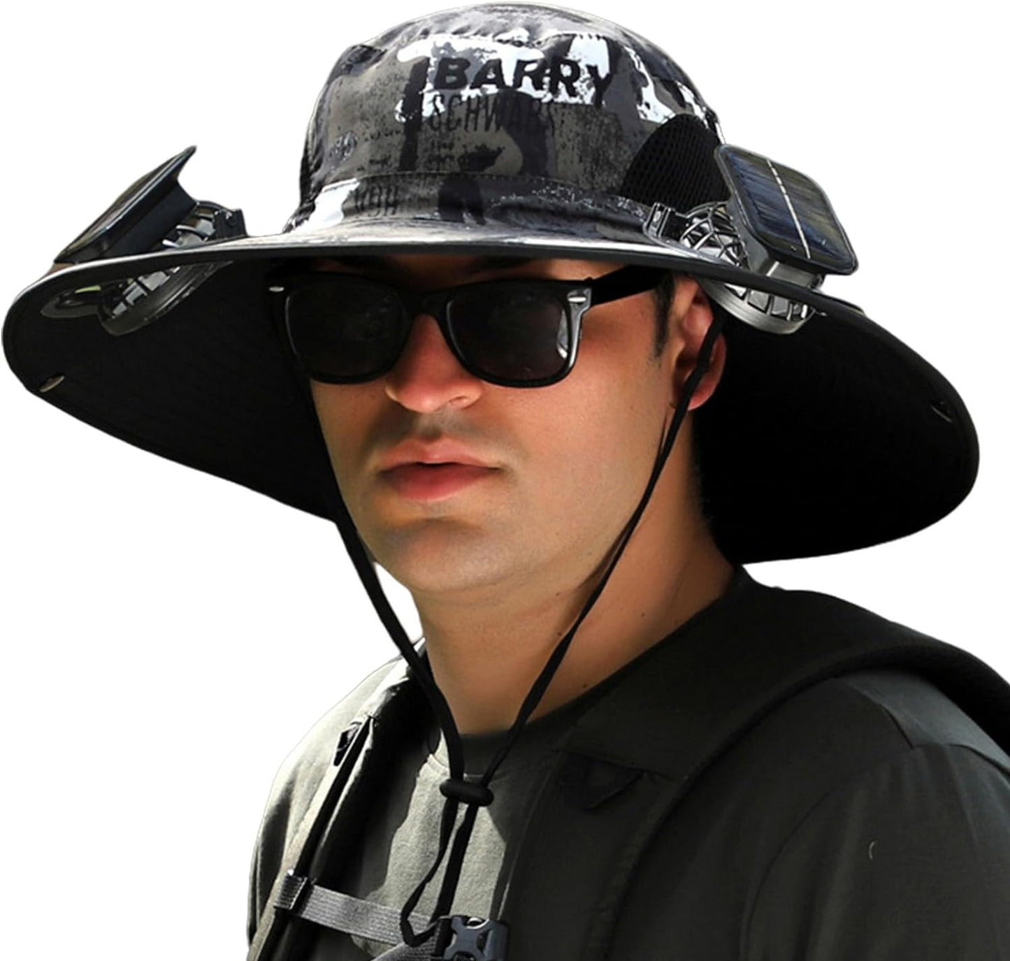 Solar Powered Cooling Hat With Dual Fans And Usb Charging 14996122796358-1