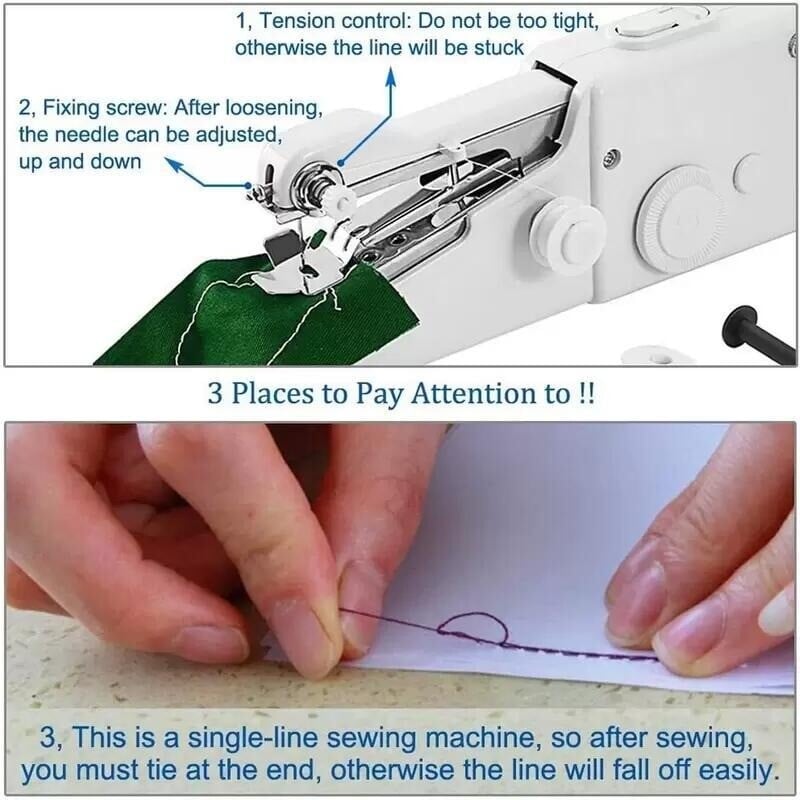 Mini Portable Handheld Sewing Machine For Quick Fabric Repairs 8804211392793-1