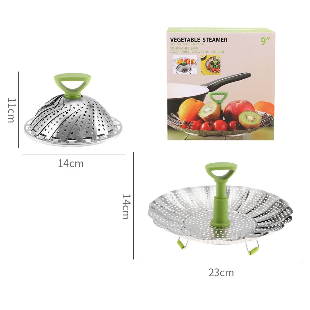 Stainless Steel Vegetable Steamer Basket 9551806267694-1