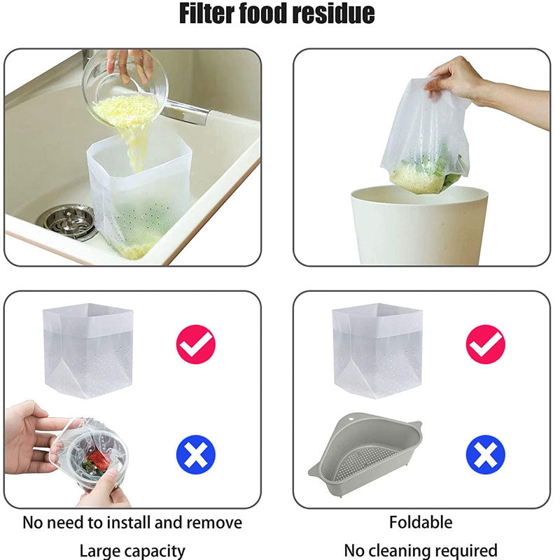 Disposable Kitchen Rubbish Drain Bag (30 PCs) 6851273293924-1