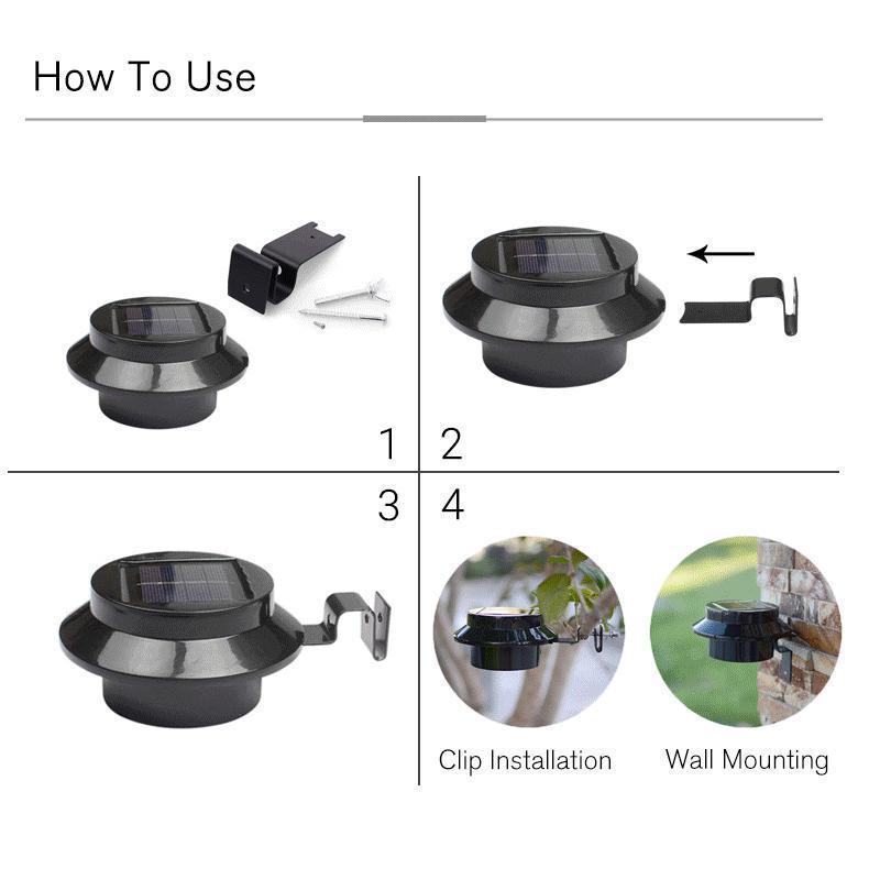 Solar Powered Gutter Lights With Automatic Sensor And Waterproof Design 6851966959716-1