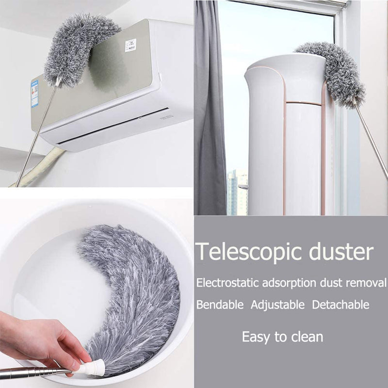 Retractable Microfiber Cleaning Brush With Flexible Head And Long Handle 6851479535716-1
