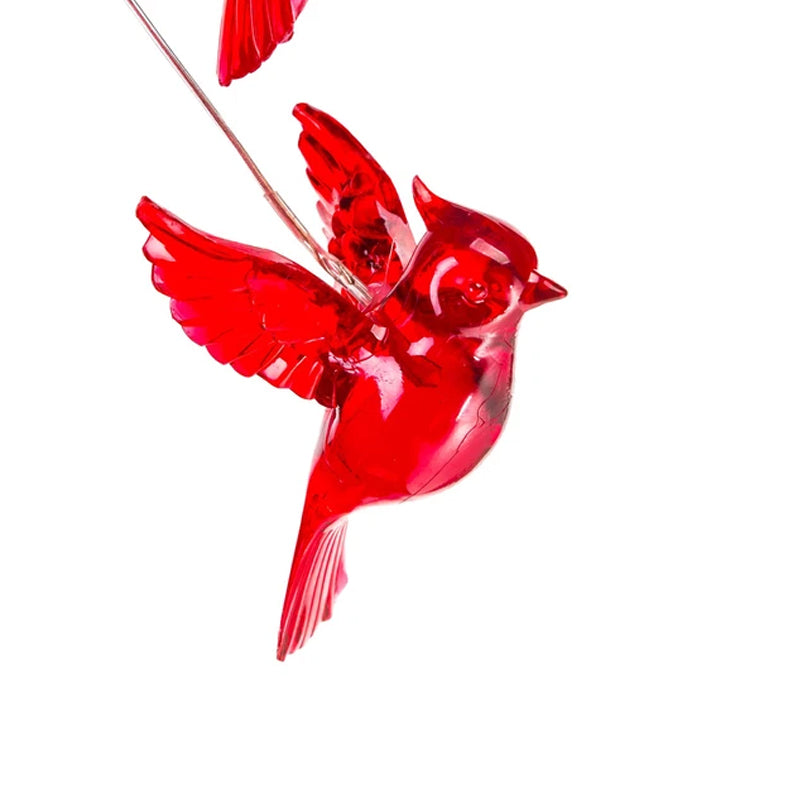 Red Bird Wind Chime Light 6850555904100-1