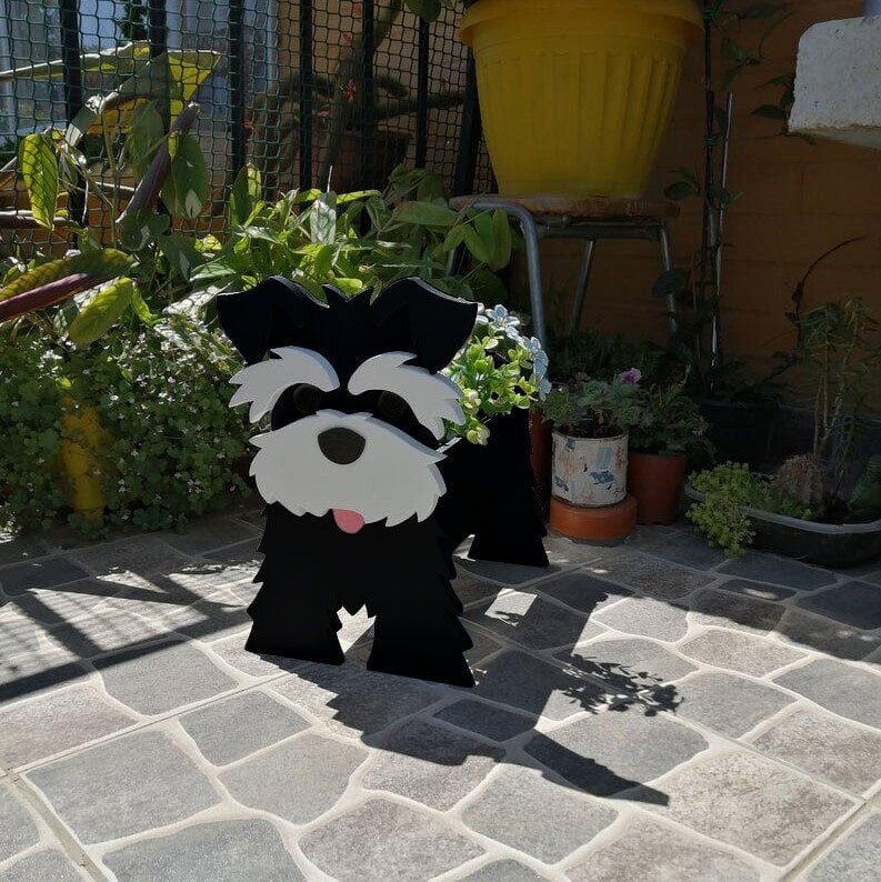 Adorable Dog Shaped Planter for Fun and Charming Garden Decor 15051841143110-1