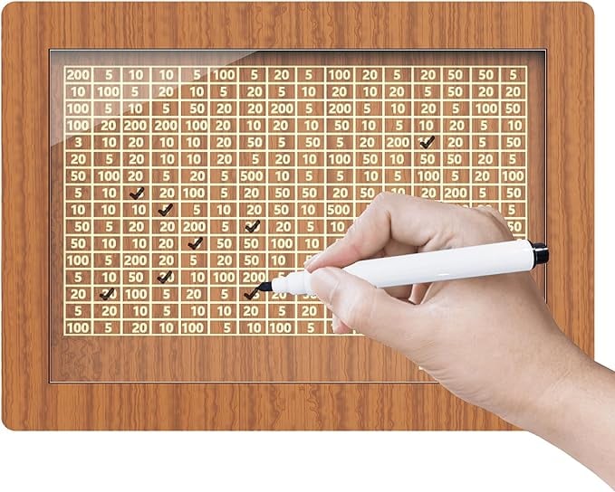 Wooden Savings Box for Smart Money Tracking and Daily Motivation 15089492656454-1