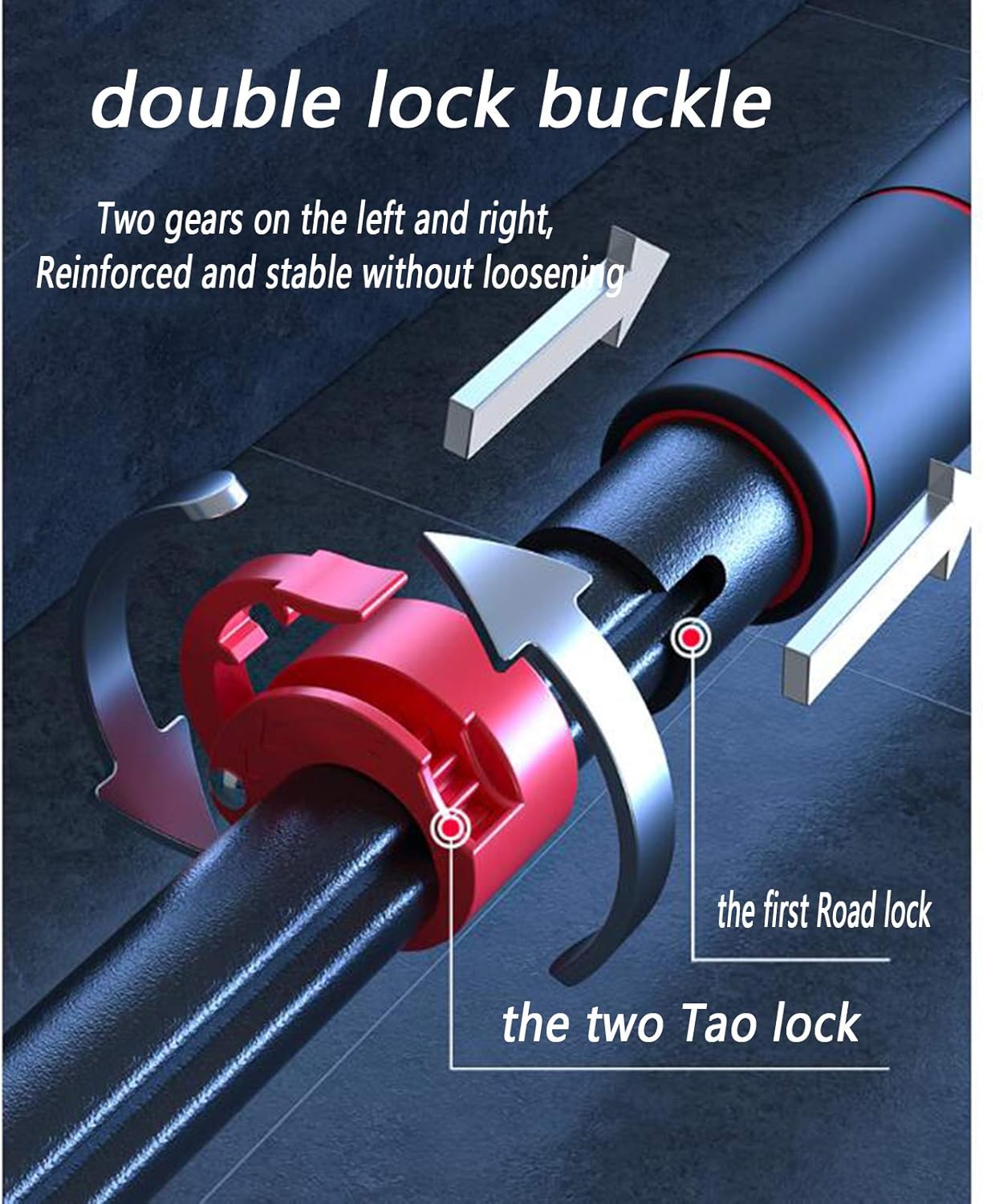 Adjustable Doorway Pull-Up Bar No-Drill Secure Grip Home Fitness 8714765402269-1