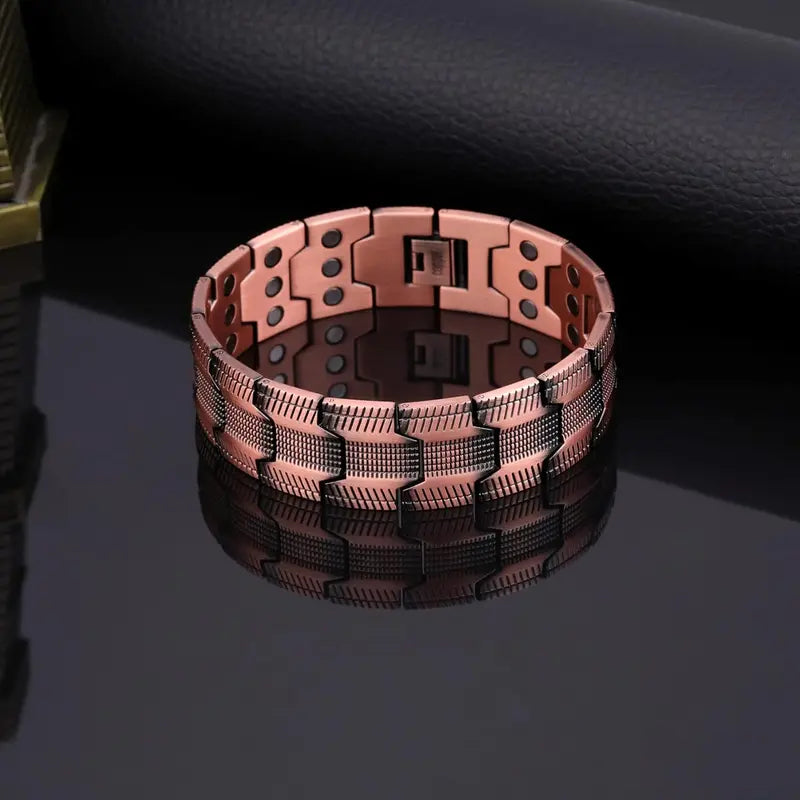 Pure Copper Magnetic Therapy Bracelet For Men'S Health 12044082315582-1