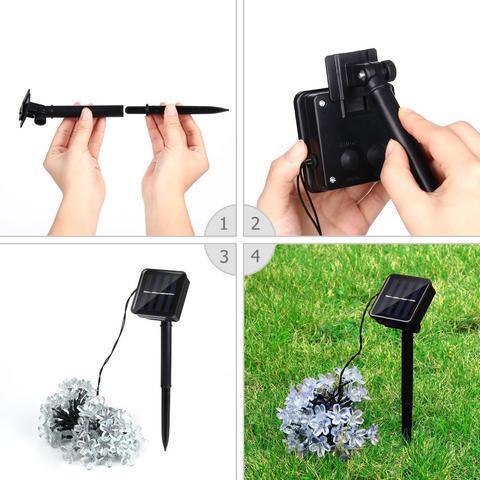 Solar Powered Flower String Lights For Outdoor Garden Decoration 6851967418468-1