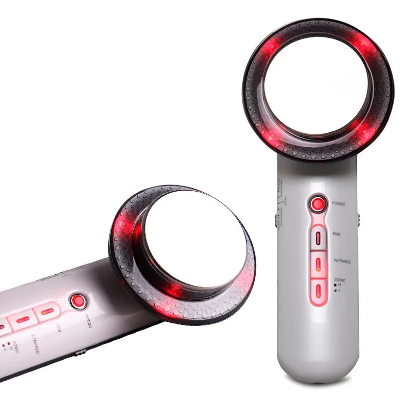 3-in-1 Ultrasonic EMS Fat Burner Face & Body Massager