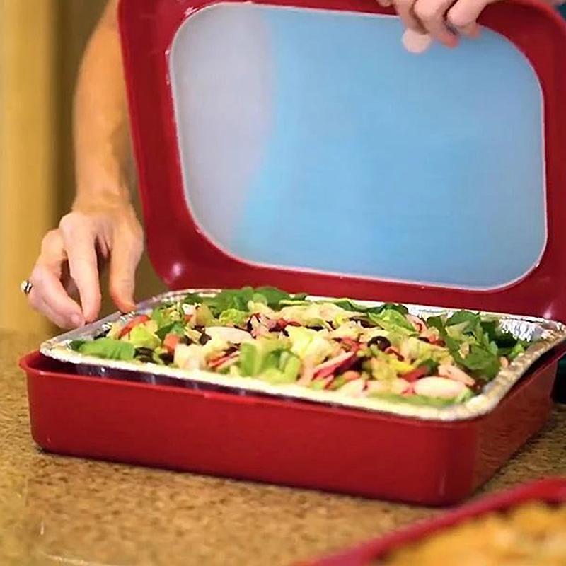 Reusable Tin Foil Crisper Tray For Safe Food Baking And Serving 6851954933860-1