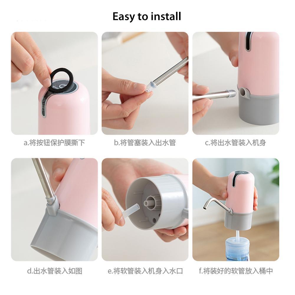 Rechargeable Smart Water Pump With Automatic USB Electric Dispenser 6851984523364-1