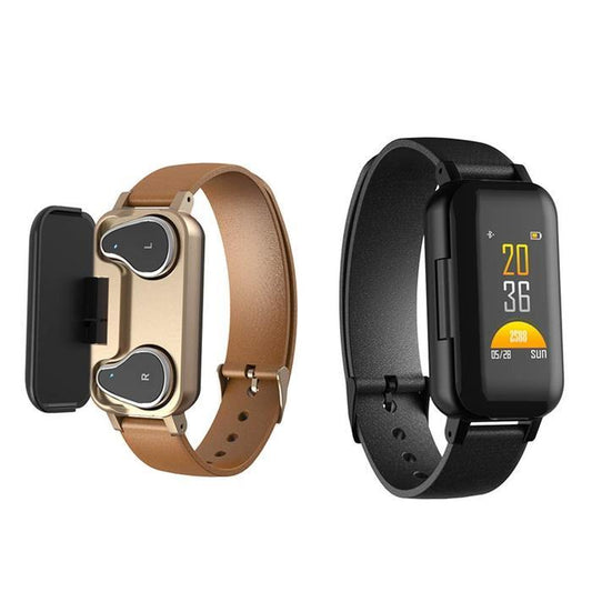 2-In-1 Wireless Bluetooth Headset & Smart Bracelet 8545323581742-1