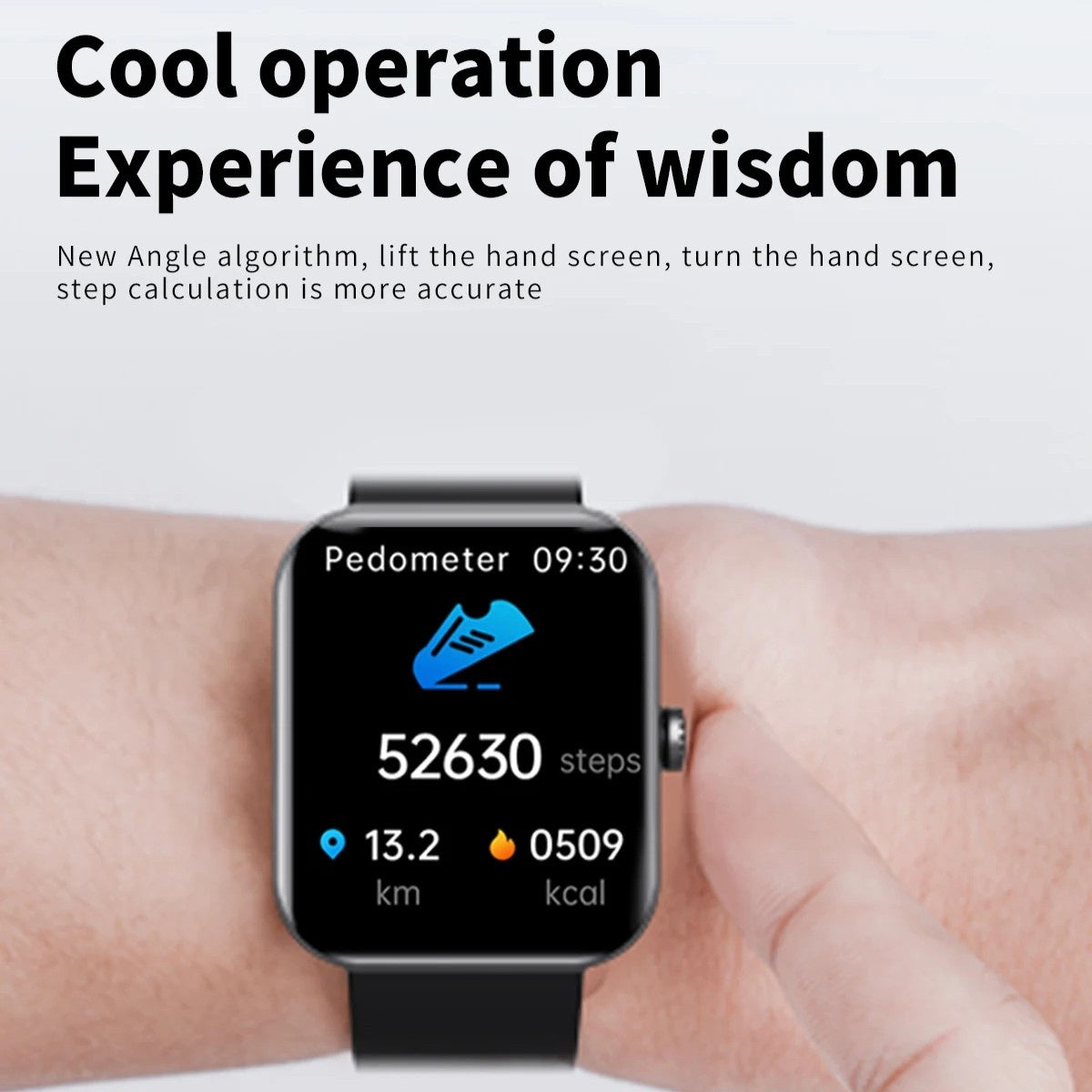 Blood Glucose Monitoring Smartwatch - Bluetooth Call Information Display Health Monitor Multiple