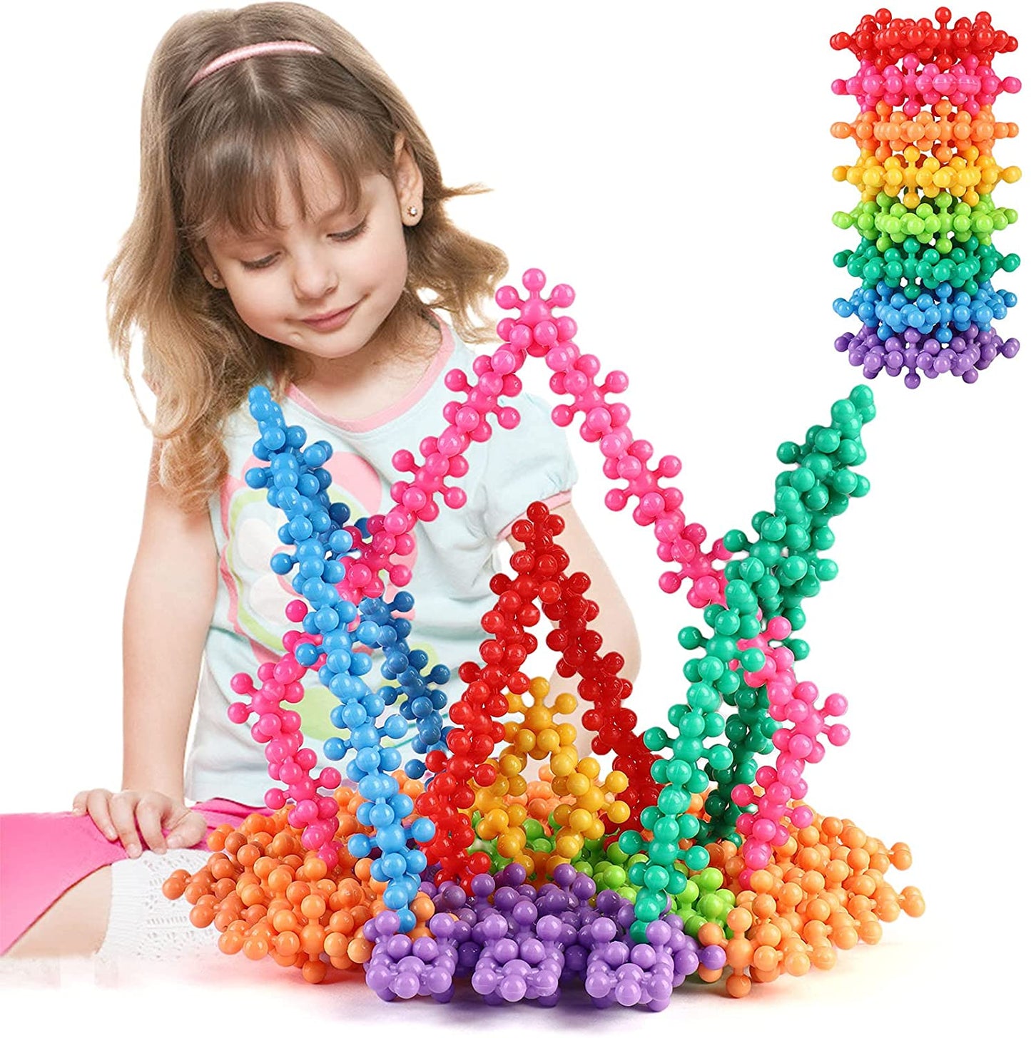 Translucent Interlocking Building Blocks Set Sparks Creative Stem Construction Play 14980432986438-1