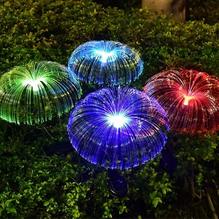 Solar Garden Lights | Jellyfish Design with Color-Changing & Warm White Modes | 75cm 15170500034886-1