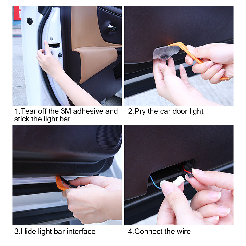 Door Anti Collision Warning Light For Vehicle Safety Night Visibility Alert 6851291611236-1