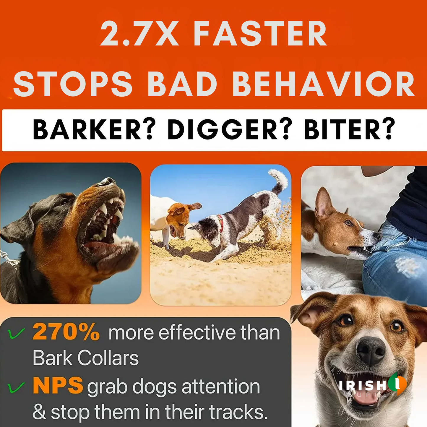 Quietpet Dog Bark Deterrent Device 10066137743706-1