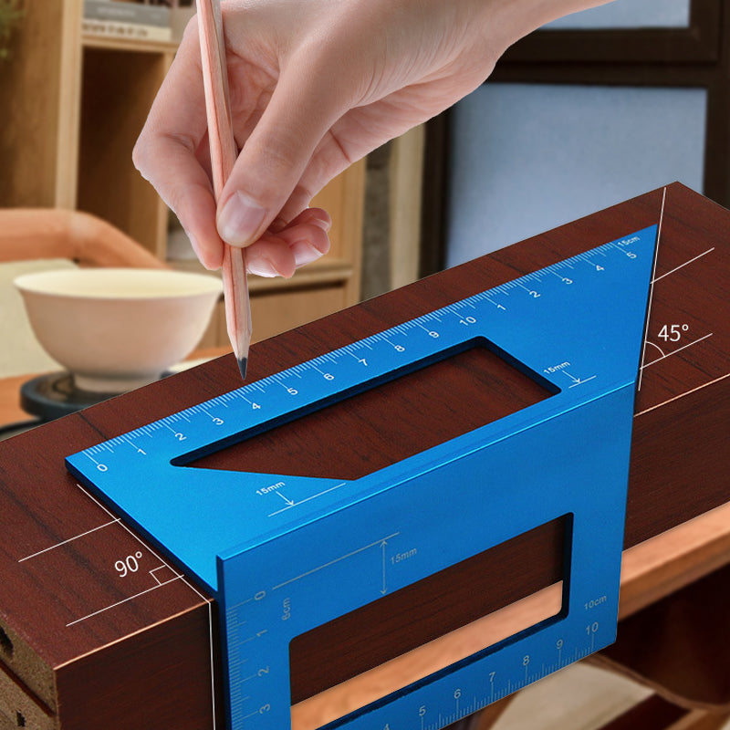 Woodworking Scriber T Ruler Measuring Marking Tool For Accurate Layout Drawing 6850474704996-1