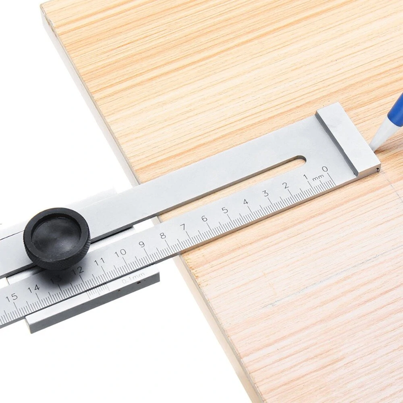 Woodworking Measuring Ruler Precision Angle Scale Tool For Marking Layout Work 6850480242788-1