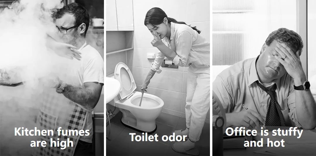 Super Suctionmultifunctional Powerful Mute Exhaust Fan 8848210985262-1