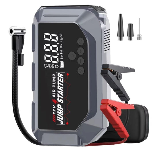 Car Battery Starter With Air Compressor 150PSI With Digital Tire Inflator 12V Car Battery 8924679274716-1