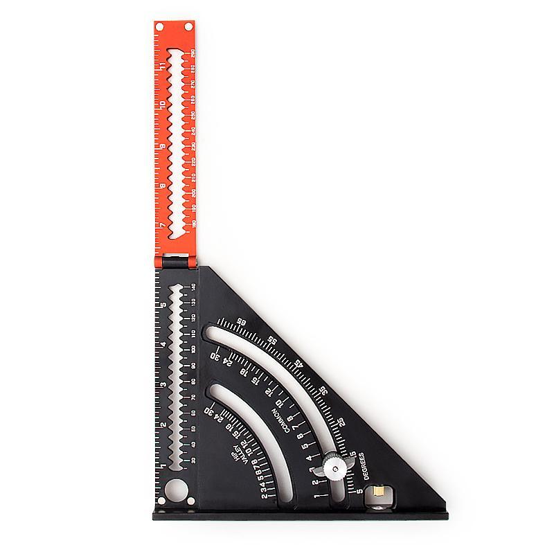 Aluminum Alloy Triangle Ruler Collapsible Extension Adjustable Angle Positioning Scribing Tool 8545289929006-1