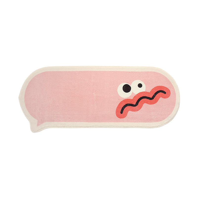 Home Bedroom Oval Plush Rug – Cozy And Creative Bedside Carpet 14815614927174-1