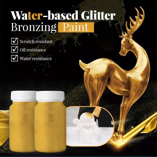 Water-Based Glitter Metallic Paint Quick-Dry Strong Adhesion Multi-Surface Craft Use 8496298754350-1