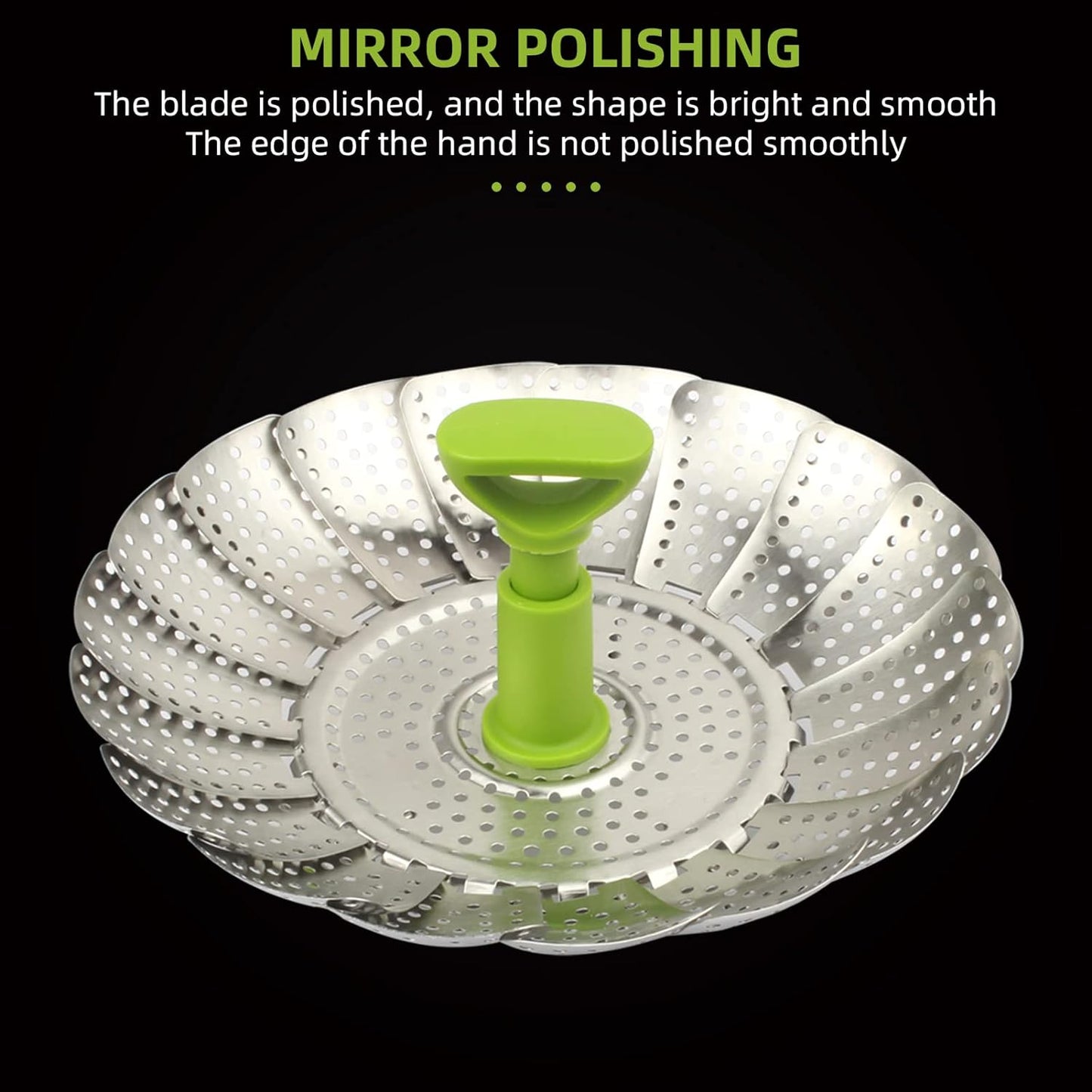 Stainless Steel Vegetable Steamer Basket 9551806267694-1