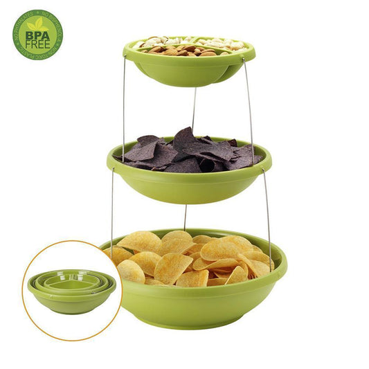Twistfold Collapsible Three Tier Party Bowls For Food Serving 6852149280868-1
