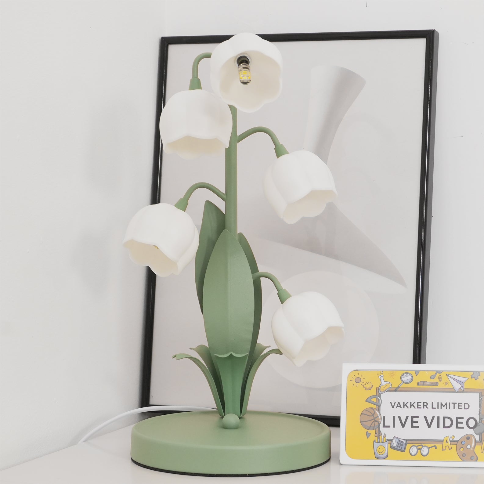 Table Lamp With A Bell Orchid 9959370260813-1