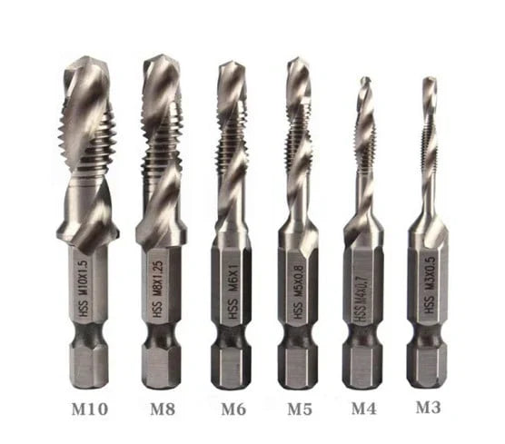 High-Speed Drill Tap Set for Smooth Precise Thread Cutting 15101085745478-1