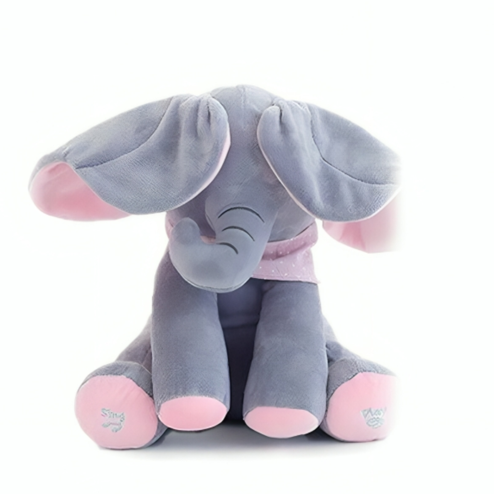 Snug Snout Elephant Plush Toy for Peekaboo Comfort and Cuddles 8434793382101-1