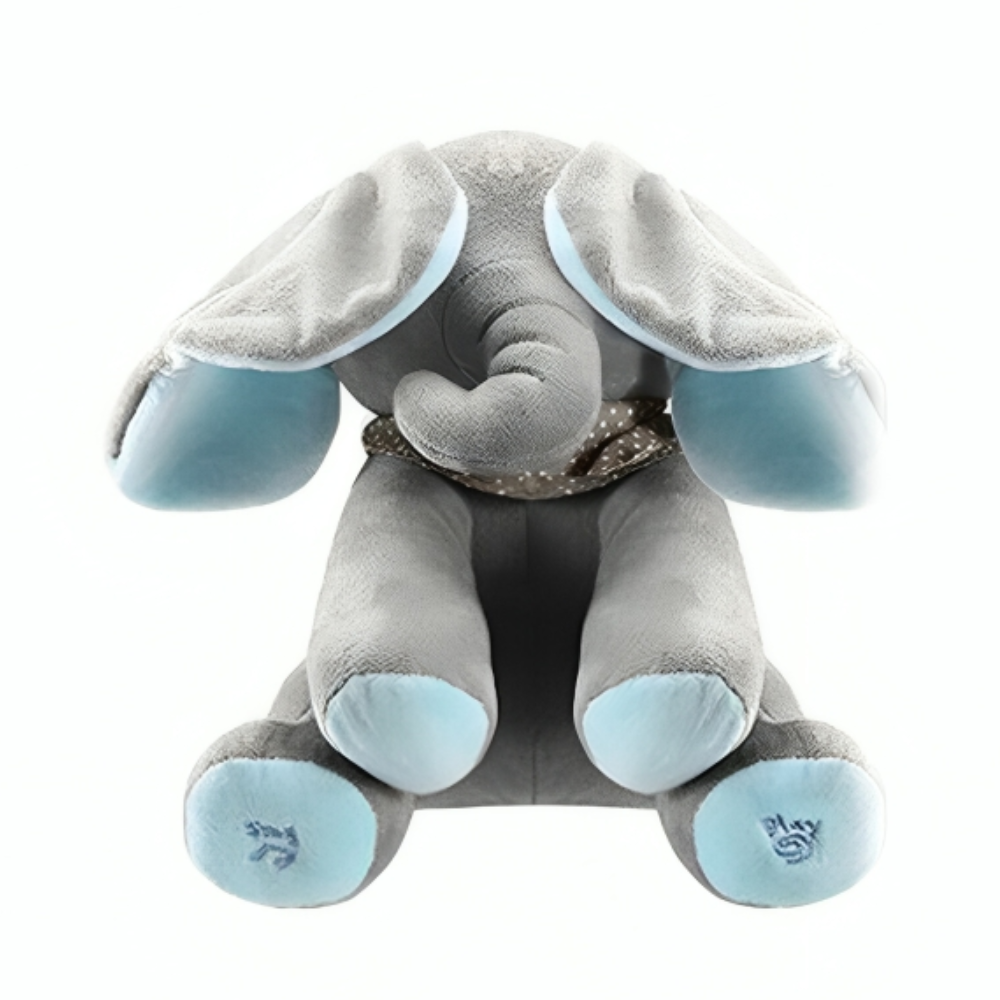 Snug Snout Elephant Plush Toy for Peekaboo Comfort and Cuddles 8434793382101-1