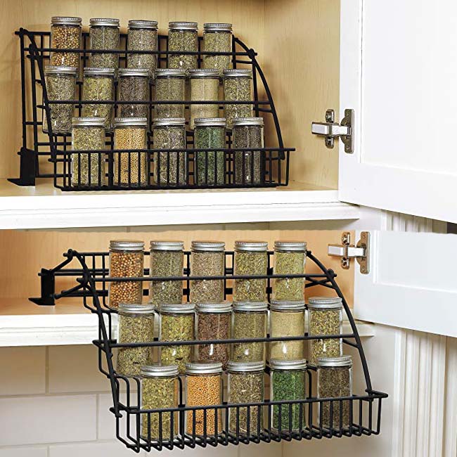 Stackable Kitchen Organizer For Maximizing Shelf Storage Space 15134635950406-1