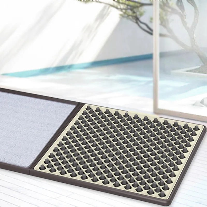 Sanitizing Shoe Door Mat Two-Sided Cleaning Drying Non-Slip Pad 8509995745437-1