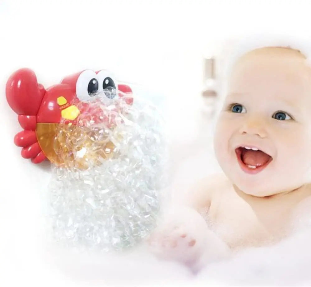 Baby Bath Bubble Maker With Suction Creates Gentle Soothing Foam 14980427514182-1