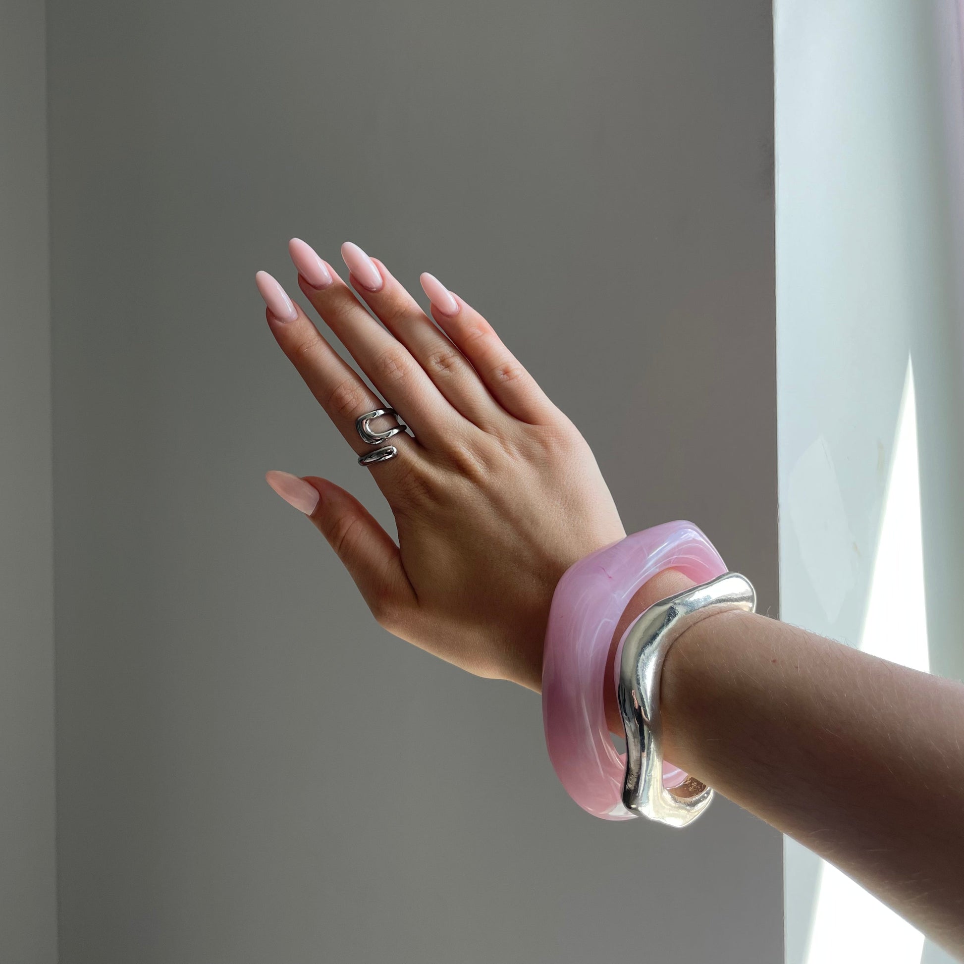 Sculptural Silver Ring - Modern Design for Timeless Elegance 15044017946950-1